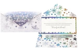 Opakowanie Koperta podarunkowa Boże Narodzenie