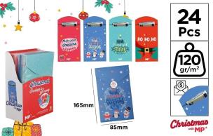 Opakowanie Koperta prezentowa świąteczna (24szt)