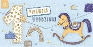 Opakowanie Koperta Roczek Konik niebieski