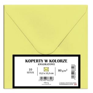 Opakowanie Koperty A5 blady żółty 10szt