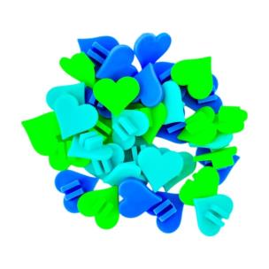 Opakowanie Koraliki na szprychy - Serce niebieckie