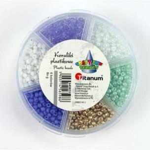 Opakowanie Koraliki plastikowe 3mm 6 kolorów