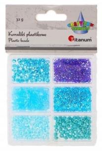 Opakowanie Koraliki plastikowe 6 rozmiarów 32g