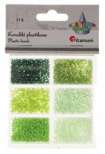 Opakowanie Koraliki plastikowe 6 rozmiarów 32g