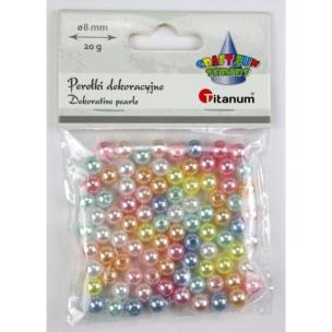 Opakowanie Koraliki plastikowe perełki 8mm 20g