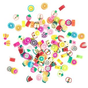 Opakowanie Koraliki polimerowe juicy fruits 100szt