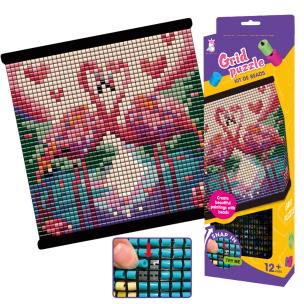 Opakowanie Koralikowy obraz Flamingi