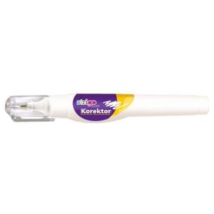 Korektor w piórze z metalową końcówką 8ml (12szt). Wydawca: Strigo. Multiszop.pl Opakowanie Korektor w piórze z metalową końcówką 8ml (12szt)