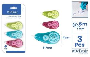 Opakowanie Korektor w taśmie 5mmx6m 3szt