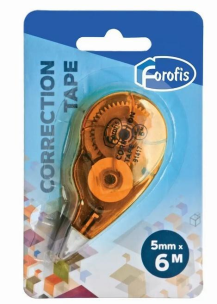 Korektor w taśmie 5mmx6m. Wydawca: Alfa Pastello. Multiszop.pl Opakowanie Korektor w taśmie 5mmx6m