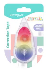 Opakowanie Korektor w taśmie KEYROAD Jelly Gel 15mx5mm blister 1szt.mix