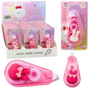 Opakowanie Korektor w taśmie myszka różowy 8mm x 6m