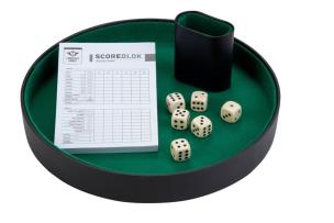 Kości do gry LONGFIELD. Wydawca: Quint. Multiszop.pl Opakowanie Kości do gry LONGFIELD