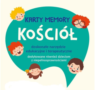 Okładka książki Kościół - karty memory dla dzieci młodszych z SPE