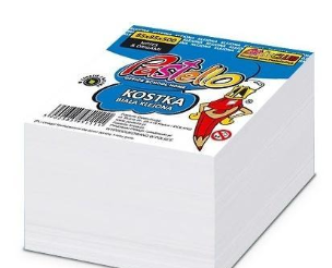 Opakowanie Kostka klejona ECO 85x85x50mm biała