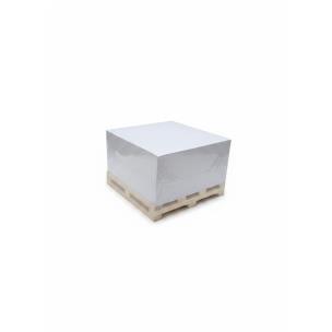 Opakowanie Kostka papierowa klejona biała 100x100x50mm