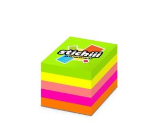 Kostka samoprzylepna 51x51mm 400K 5 kolorów neon. Wydawca: Alfa Pastello. Multiszop.pl Opakowanie Kostka samoprzylepna 51x51mm 400K 5 kolorów neon