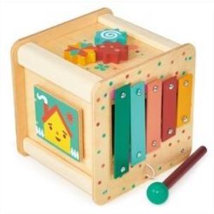 Opakowanie Kostka sensoryczna drewniana