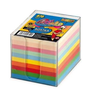 Kostka wkład 90x90mm 850 kartek 10 kolorów. Wydawca: Alfa Pastello. Multiszop.pl Opakowanie Kostka wkład 90x90mm 850 kartek 10 kolorów
