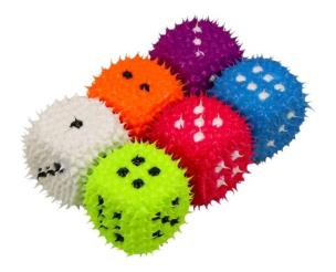 Opakowanie Kostka z kolcami Drop Dot 6,5 cm mix