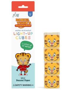 Kostki sensoryczne świecące w wodzie Daniel Tygrys. Wydawca: Glo Pals. Multiszop.pl Opakowanie Kostki sensoryczne świecące w wodzie Daniel Tygrys