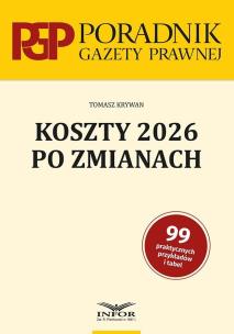 Okładka książki Koszty 2026 po zmianach