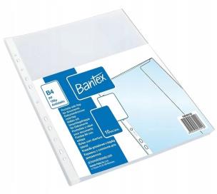 Koszulka groszkowa B4/120mic z klapką 10szt. Wydawca: BANTEX. Multiszop.pl Opakowanie Koszulka groszkowa B4/120mic z klapką 10szt