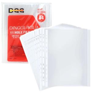 Koszulki krystaliczne A4 100szt. Wydawca: Leantoys. Multiszop.pl Opakowanie Koszulki krystaliczne A4 100szt