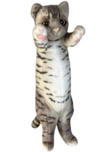 Opakowanie Kot stojący ciemno-szary 25cm