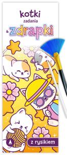 Okładka książki Kotki. Zadania & zdrapki