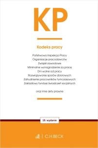 Okładka książki KP. Kodeks pracy oraz ustawy towarzyszące wyd. 19