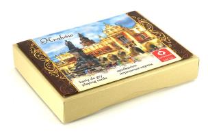 Opakowanie KRAKÓW AKWARELE - komplet brydżowy 2x55 kart
