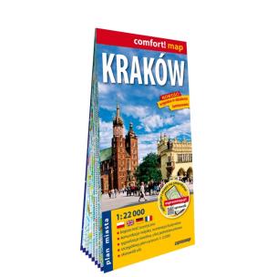 Okładka książki Kraków plan miasta 1:22 000 laminat 2026