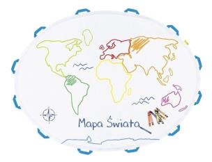 Opakowanie Kreatywna Mata Edukacyjna Mapa Świata