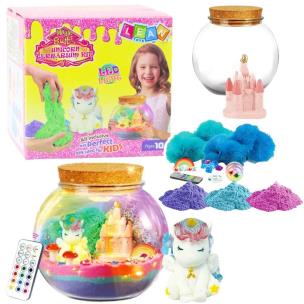 Opakowanie Kreatywny zestaw terrarium jednorożec z LED