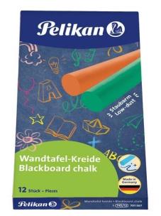 Opakowanie Kreda bezpyłowa 12 kolorów PELIKAN
