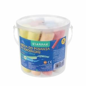 Kreda chodnikowa 6kol w wiaderku 15szt. Wydawca: Starpak. Multiszop.pl Opakowanie Kreda chodnikowa 6kol w wiaderku 15szt