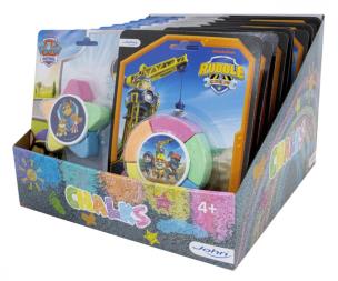 Opakowanie Kreda Psi Patrol i Rubble koło MIX