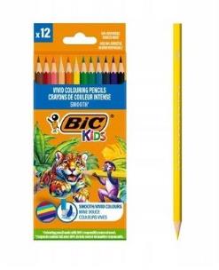 Opakowanie Kredki drewniane Kids Smooth ECO 12szt BIC