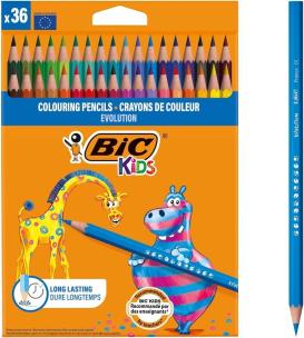 Opakowanie Kredki drewniane Kids Smooth ECO 36szt BIC