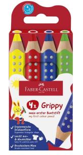 Opakowanie Kredki Grippy 4kol FABER CASTELL