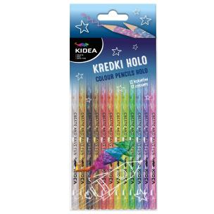 Opakowanie Kredki Holo 12 kolorów KIDEA