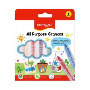 Opakowanie Kredki KEYROAD zmywalne 6 kolorów