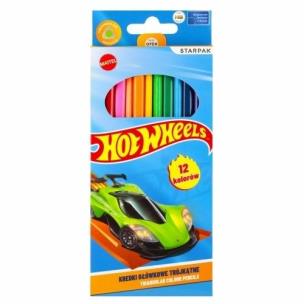 Kredki ołówkowe 12 kolorów Hot Wheels. Wydawca: Starpak. Multiszop.pl Opakowanie Kredki ołówkowe 12 kolorów Hot Wheels