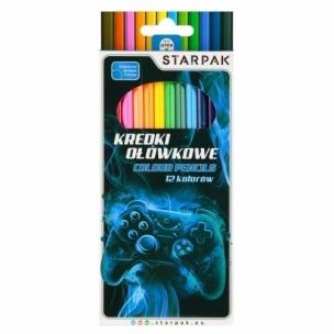 Kredki ołówkowe 12 kolorów Pad. Wydawca: Starpak. Multiszop.pl Opakowanie Kredki ołówkowe 12 kolorów Pad