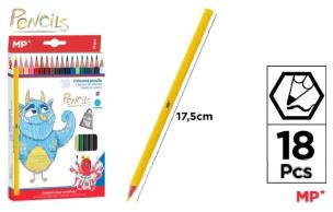 Opakowanie Kredki ołówkowe 18 kolorów