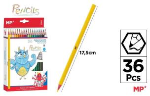 Opakowanie Kredki ołówkowe 36 kolorów