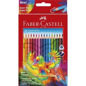 Opakowanie Kredki ołówkowe trójkątne 18kol. FABER CASTELL