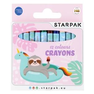Kredki woskowe 12 kolorów Koala. Wydawca: Starpak. Multiszop.pl Opakowanie Kredki woskowe 12 kolorów Koala