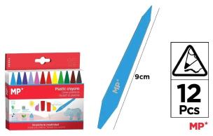 Opakowanie Kredki woskowe dwustronne 12 kolorów